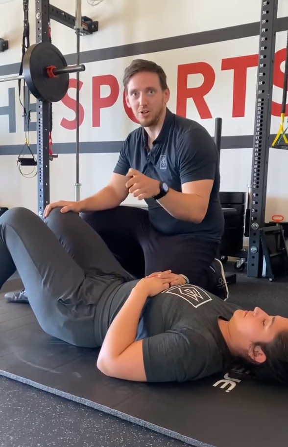 lumbar spine exercise demo by dr. hogan