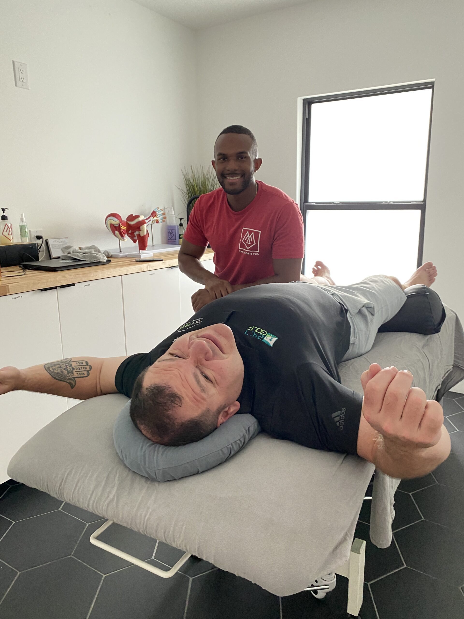 Myotherapy is the Sports Pod's advanced version of massage therapy, specifically designed to support athletic performance and recovery. Unlike traditional massage therapy, Myotherapy is a comprehensive approach that addresses not just the muscles, but also the nervous system, fascia, and connective tissue. Myotherapy offers a range of benefits for athletes of all levels, including improved range of motion, increased flexibility, reduced muscle tension and soreness, and enhanced recovery time. By targeting the root cause of muscle pain and dysfunction, Myotherapy can help prevent injuries and promote overall athletic health and wellness. At the Sports Pod, our highly trained Myotherapists are experts in the latest techniques and methods, ensuring that you receive the best possible care and results. Whether you're a professional athlete or just starting out, Myotherapy can help you reach your goals and achieve peak performance. Discover the power of Myotherapy today and take your athletic performance to the next level!